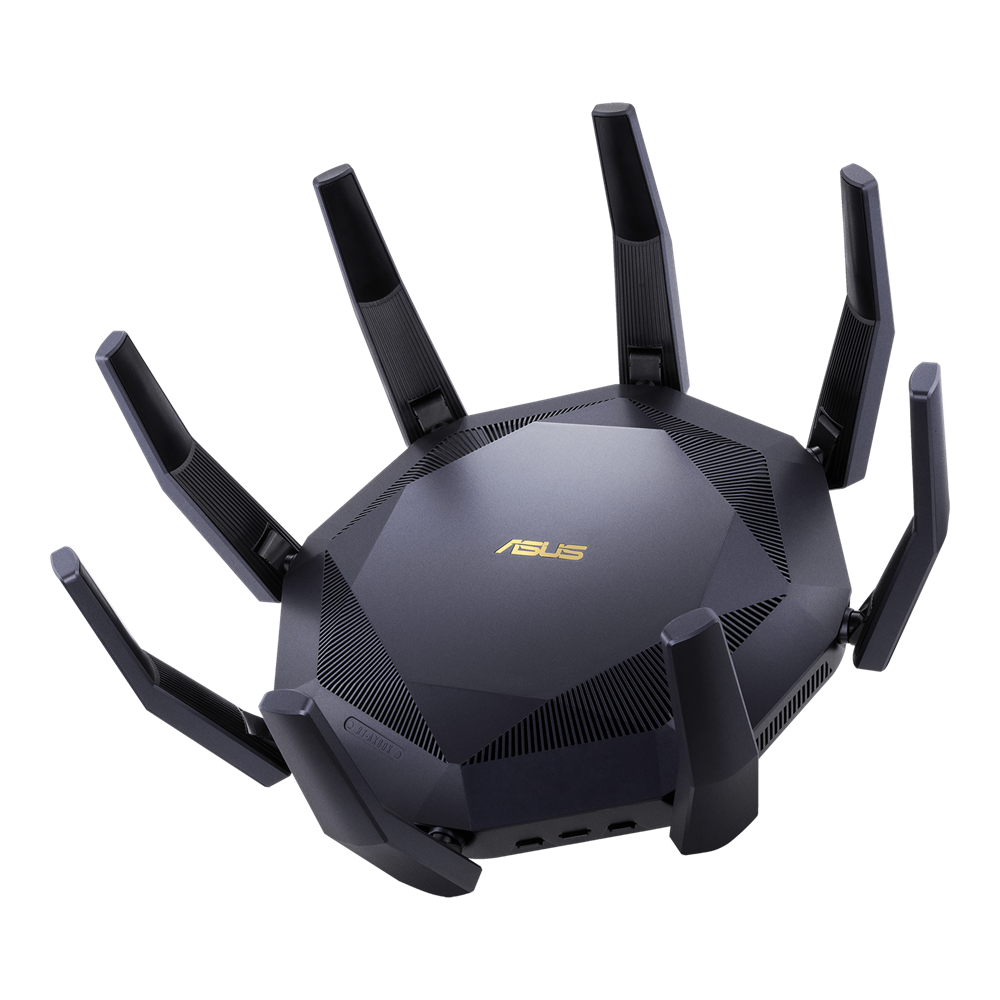ASUS RT-AX89X AX6000 AiMesh wireless router Ethernet Dual-band (2.4 GHz / 5 GHz) Black