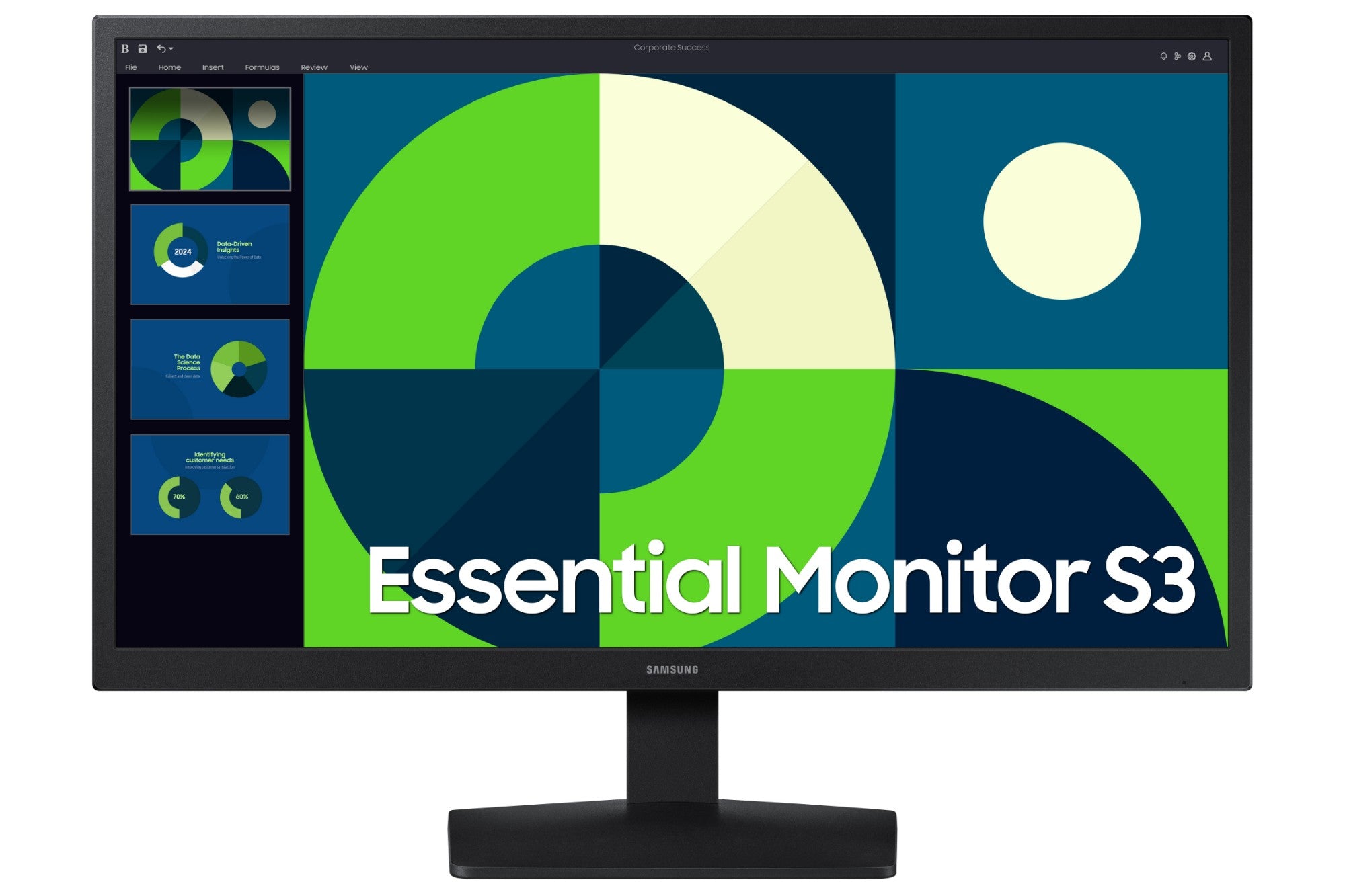 Samsung LS24D310EAUXXU Samsung S24D310EAU computer monitor 61 cm (24") 1920 x 1080 pixels Full HD LCD Black