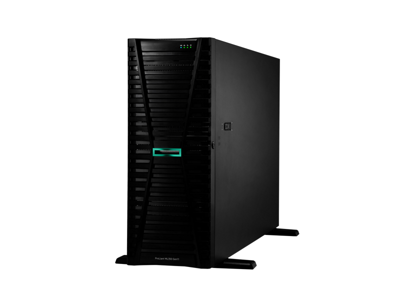 HPE P71672-035 HPE ProLiant ML350 Gen11 4510 12-core 64GB-R MR408i-o 8SFF 2x960GB SSD 2x1000W RPS UK/IE Server