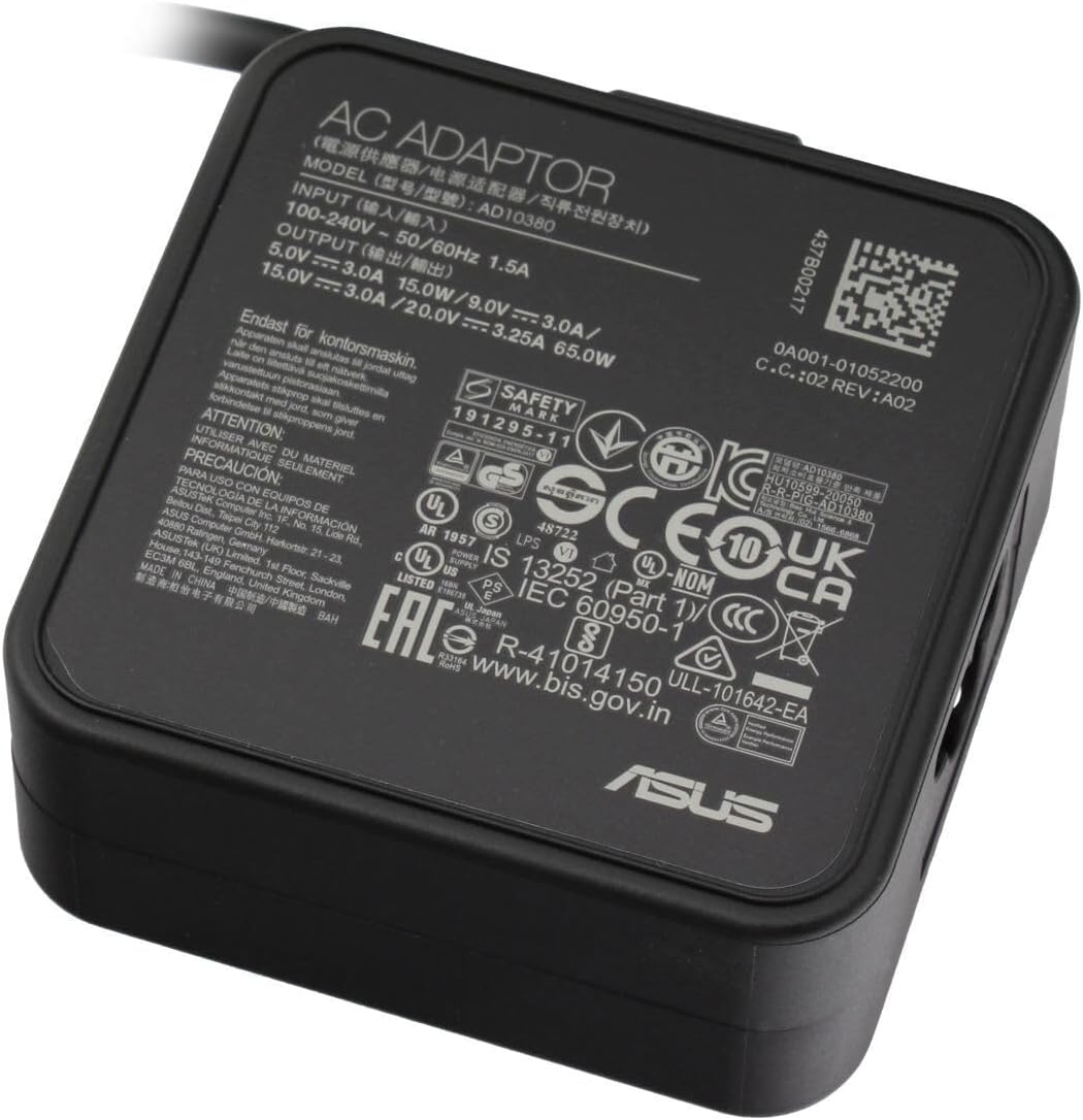 ASUS 0A001-00443500 power adapter/inverter Indoor 65 W Black