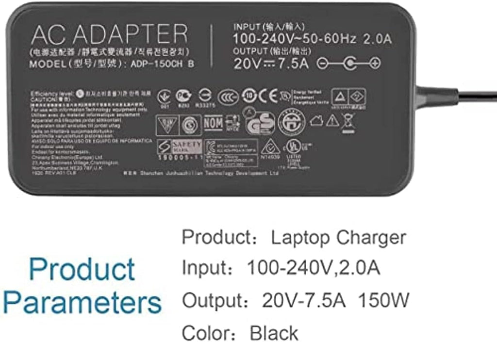 ASUS 0A001-00081500 power adapter/inverter Indoor 150 W Black