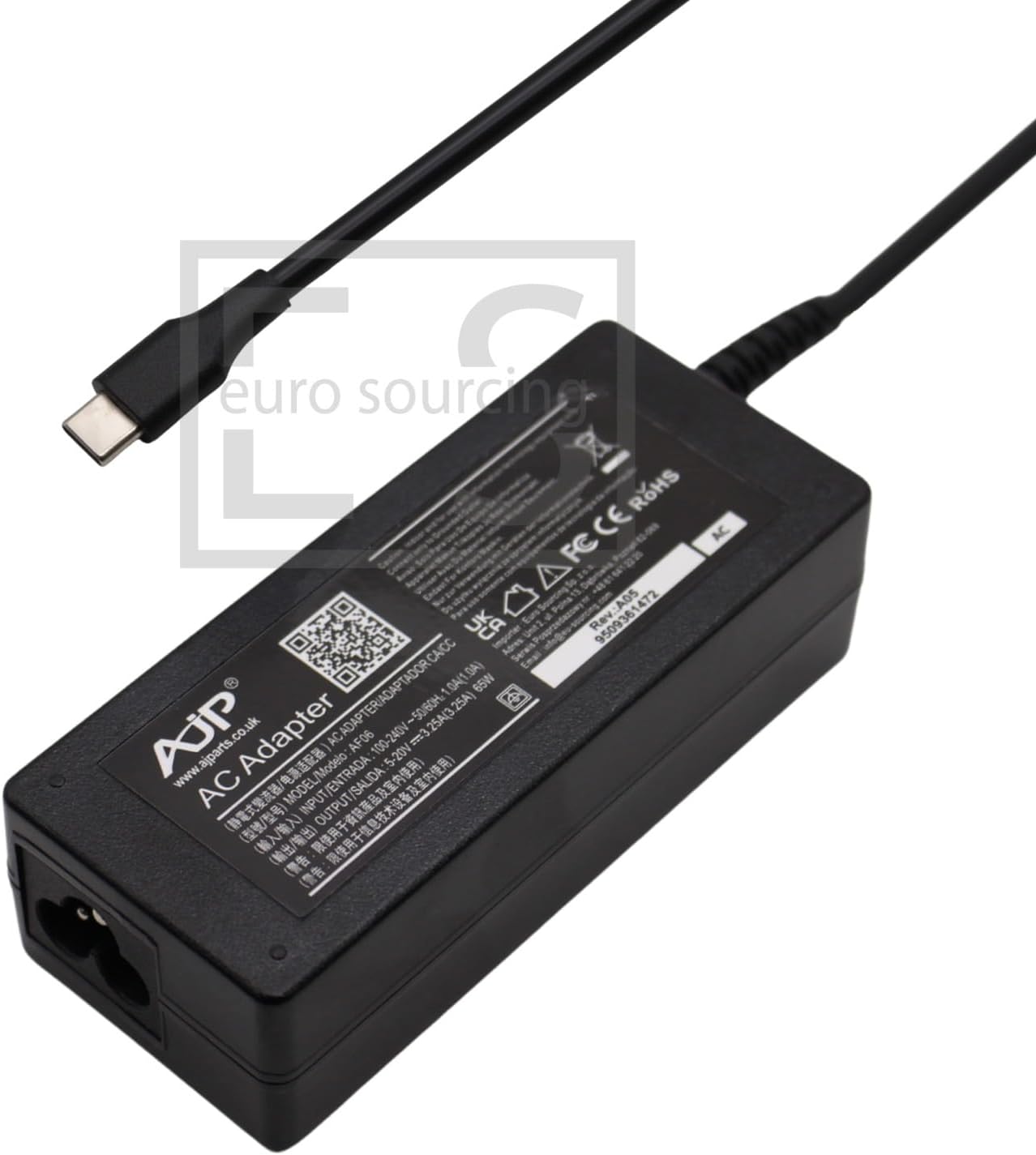 DELL 72PVT power adapter/inverter Indoor 65 W Black