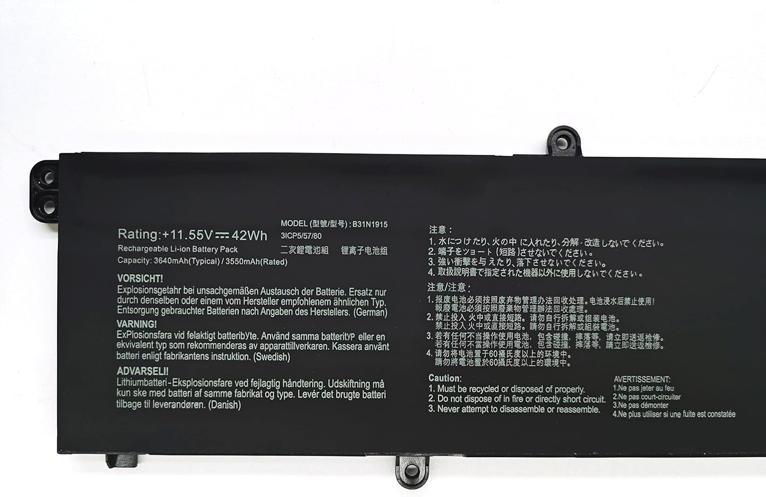 ASUS 0B200-03760000 laptop spare part Battery