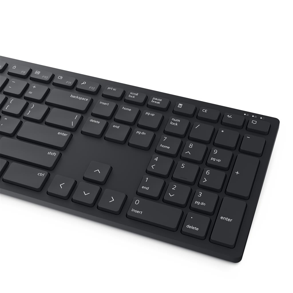 DELL Pro Keyboard and Mouse - KM5221W - US International (QWERTY) - Black - (RTL BOX)