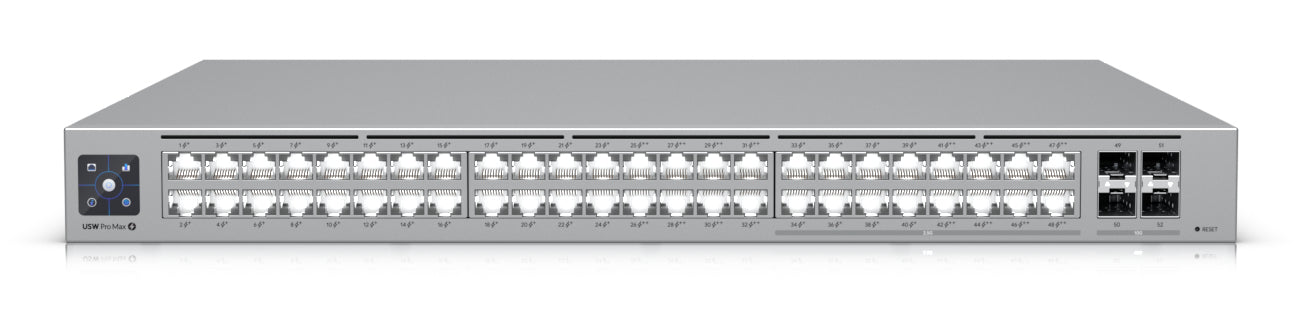 Ubiquiti USW-PRO-MAX-48-POE Ubiquiti UniFi Pro Max 48 PoE Managed L3 Gigabit Ethernet (10/100/1000) Power over Ethernet (PoE) 1U