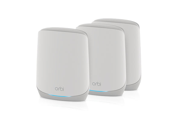 Netgear RBK763S-100EUS NETGEAR Orbi RBK763S Tri-band (2.4 GHz / 5 GHz / 5 GHz) Wi-Fi 6 (802.11ax) White 7 Internal