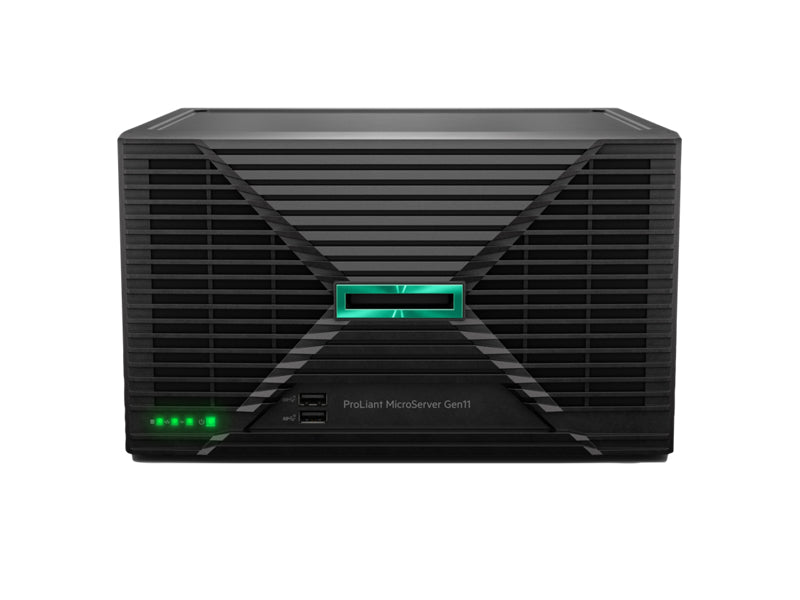 HPE P74439-425 HPE ProLiant MicroServer Gen11 G7400 2c 16GB-U 4LFF-NHP 1TB HDD 180W Ext PS EMEA Cmp Module Server