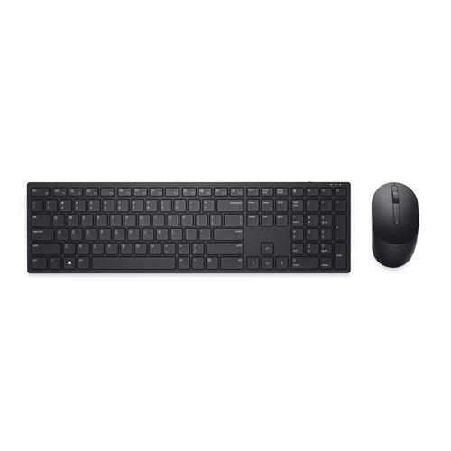 DELL Pro Keyboard and Mouse - KM5221W - US International (QWERTY) - Black - (RTL BOX)