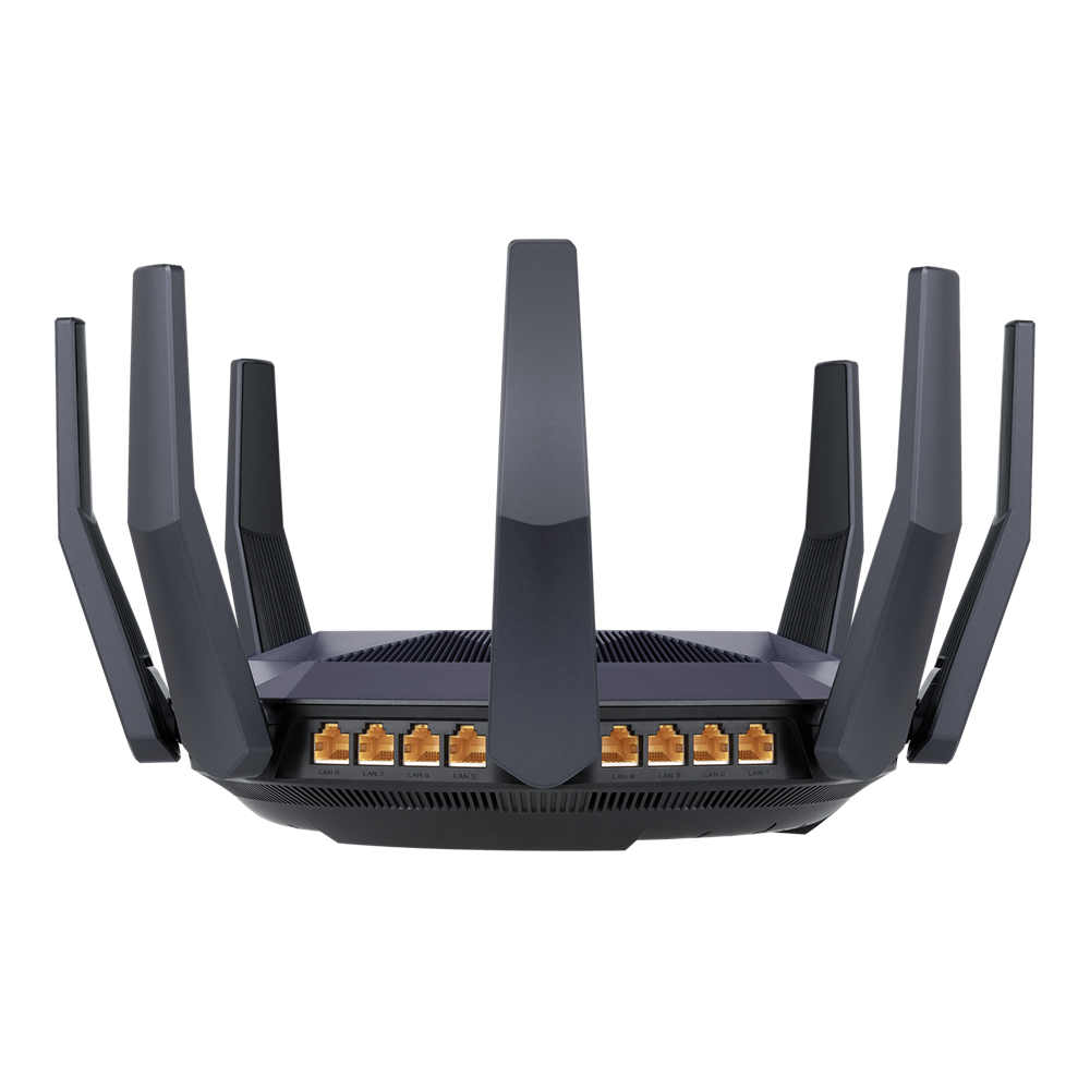 ASUS RT-AX89X AX6000 AiMesh wireless router Ethernet Dual-band (2.4 GHz / 5 GHz) Black