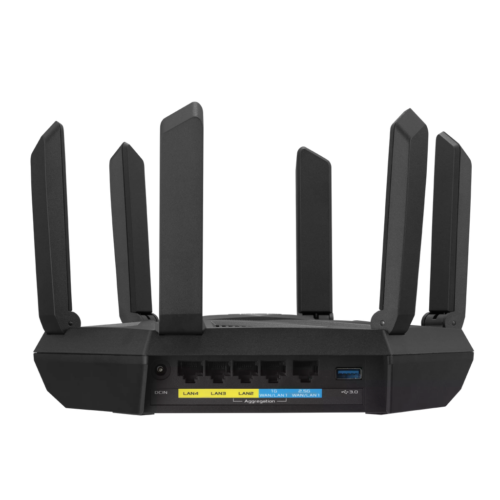 ASUS RT-AXE7800 wireless router Tri-band (2.4 GHz / 5 GHz / 6 GHz) Black
