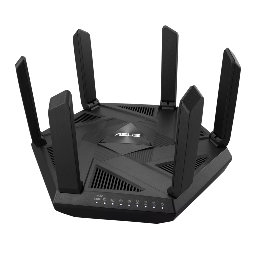 ASUS RT-AXE7800 wireless router Tri-band (2.4 GHz / 5 GHz / 6 GHz) Black