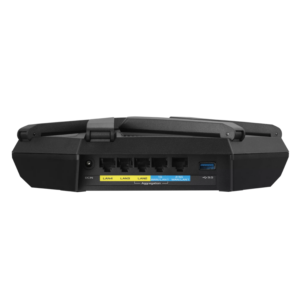 ASUS RT-AXE7800 wireless router Tri-band (2.4 GHz / 5 GHz / 6 GHz) Black