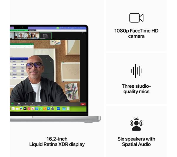 Apple MacBook Pro 2023 14.2in M3 Pro 18GB 1000GB - Silver