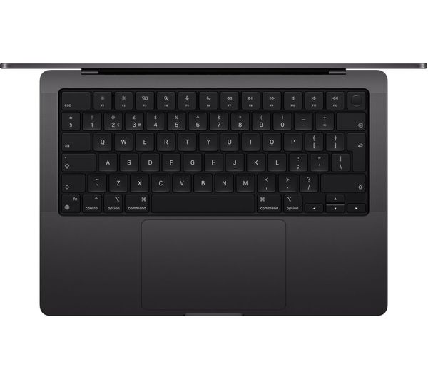 Apple MacBook Pro 14-inch : M4 chip with 10-core CPU and 10‑core GPU, 16GB, 512GB SSD - Black