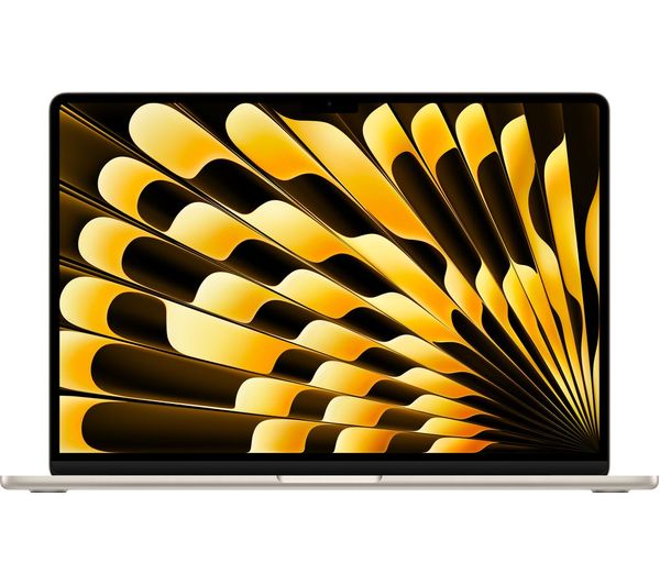 Apple MacBook Air 13-inch : M4 chip with 10-core CPU and 8-core GPU, 16GB, 256GB SSD - Starlight