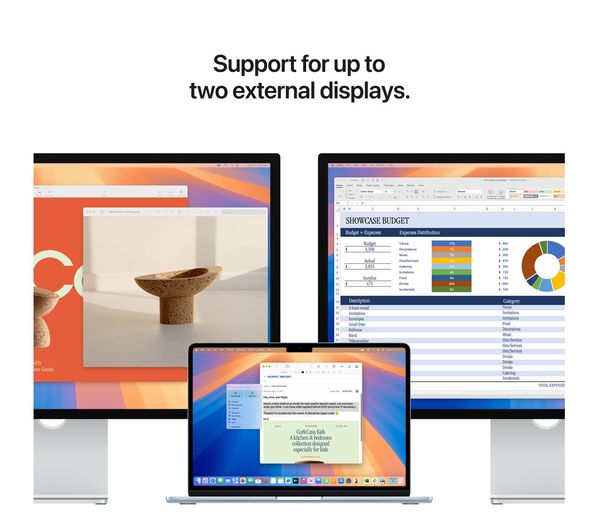 Apple MacBook Air 13-inch : M3 chip with 8-core CPU and 10-core GPU, 8GB, 512GB SSD - Silver