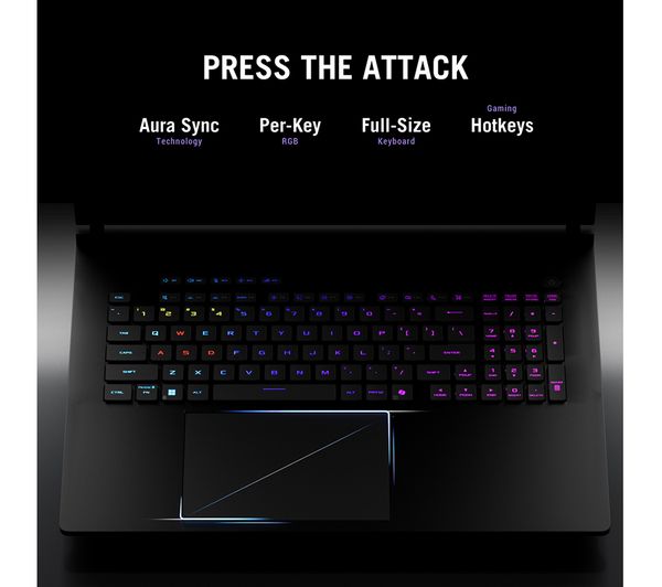 ASUS ROG Strix SCAR 18 G835LW-SA020W Intel Core Ultra 9 275HX Laptop 45.7 cm (18") WQXGA 32 GB DDR5-SDRAM 2 TB SSD NVIDIA GeForce RTX 5080 Wi-Fi 7 (802.11be) Windows 11 Home Black