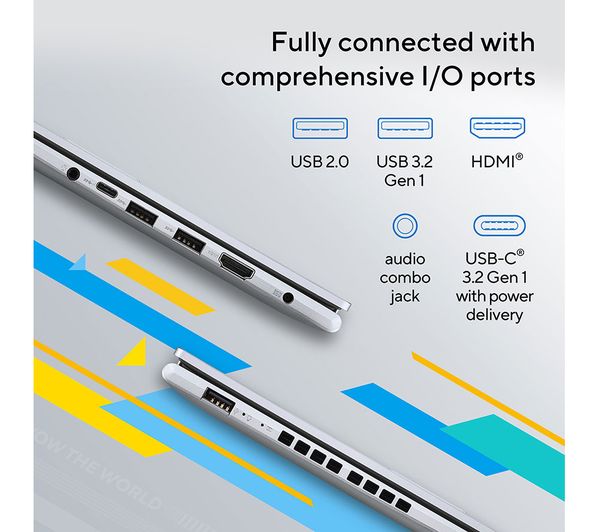 ASUS Vivobook 15 OLED X1505VA-L1761W Intel® Core™ i5 i5-13420H Laptop 39.6 cm (15.6") Full HD 16 GB DDR4-SDRAM 512 GB SSD Wi-Fi 6E (802.11ax) Windows 11 Home Silver