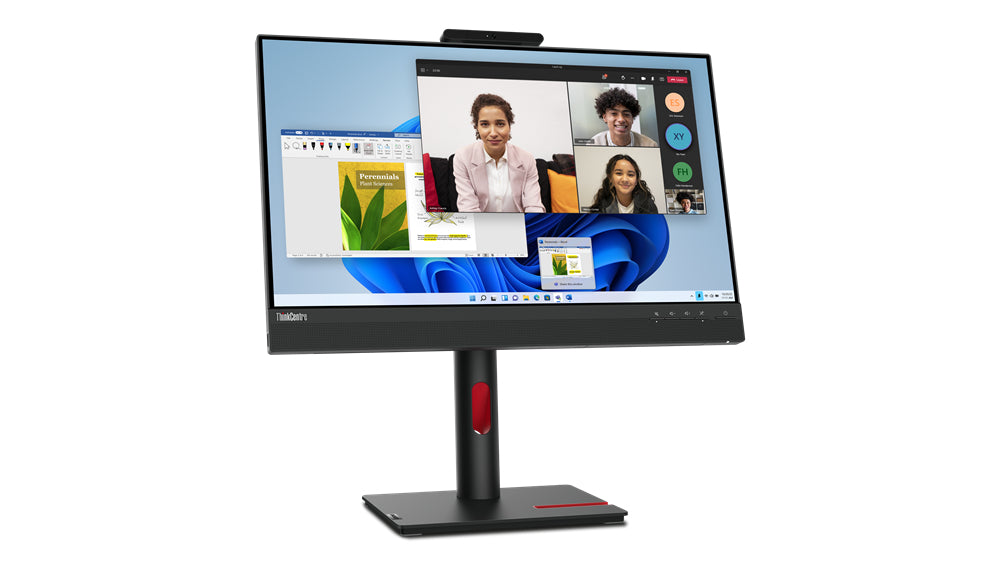 Lenovo 12NAGAT1UK Lenovo ThinkCentre Tiny-In-One 24 LED display 60.5 cm (23.8") 1920 x 1080 pixels Full HD Black