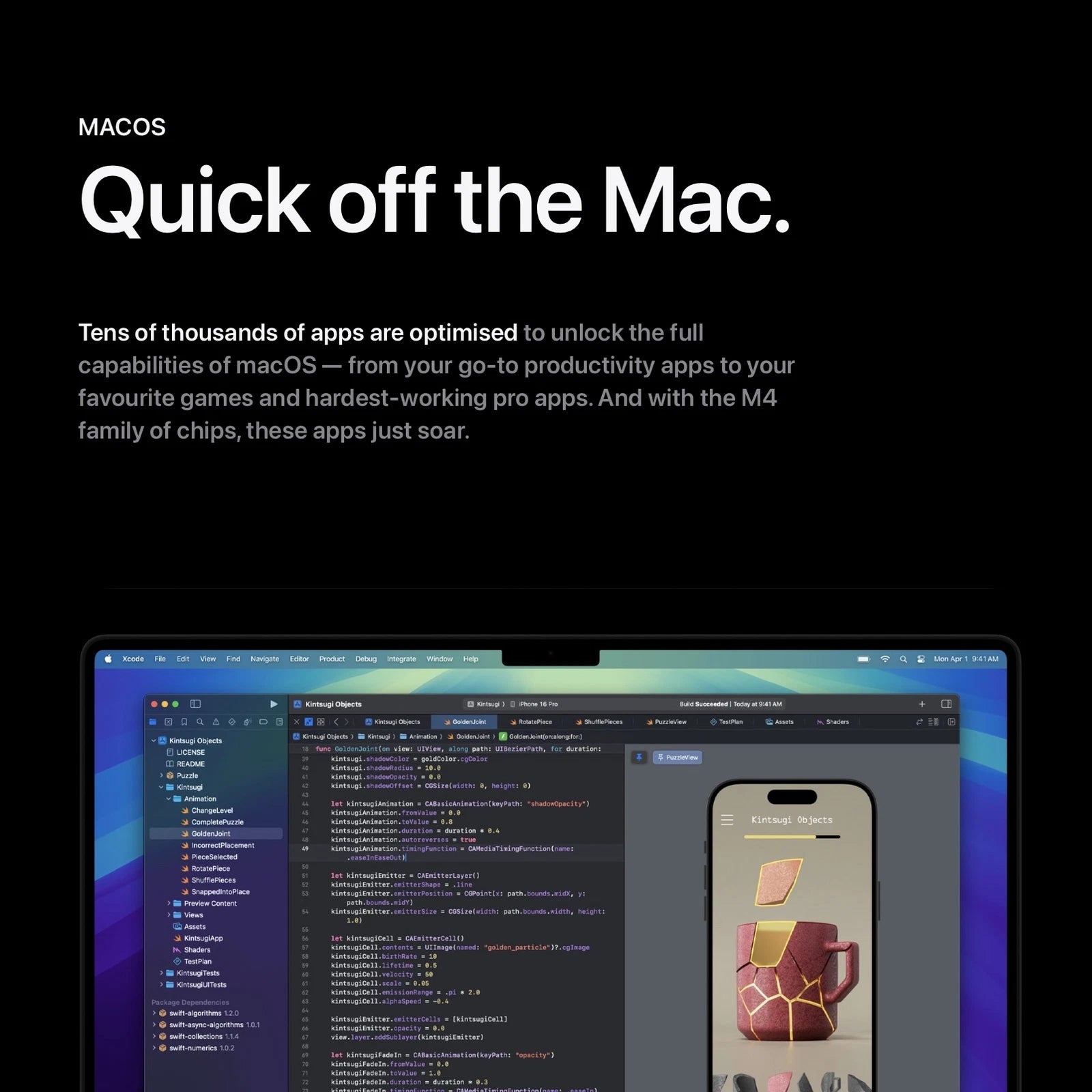 Apple MacBook Pro 14-inch : M4 Max chip with 14-core CPU and 32‑core GPU, 36GB, 1000GB SSD - Silver