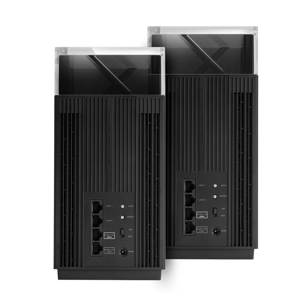 ASUS ZenWiFi Pro ET12 Tri-band (2.4 GHz / 5 GHz / 6 GHz) Wi-Fi 6E (802.11ax) Black 3 Internal